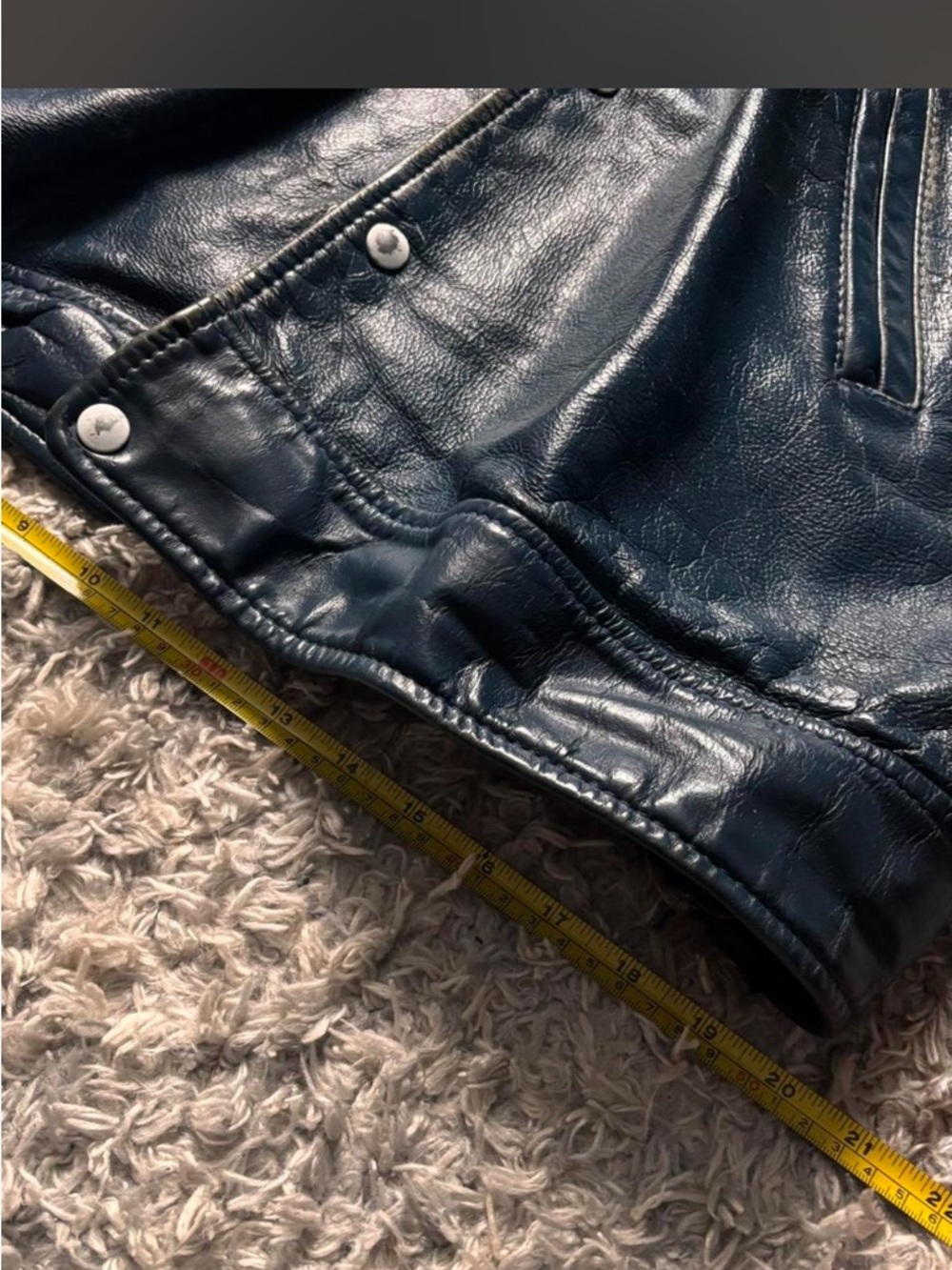 Work Leather Patch Jacket - Picture 7 of 8